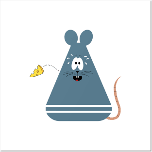 Scared mouse Posters and Art